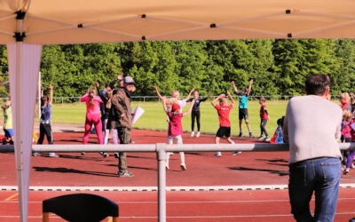 Gemeinsam aktiv: Sportabzeichenfest beim TuS Ebstorf