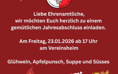 Jahresabschluss der Ehrenamtlichen