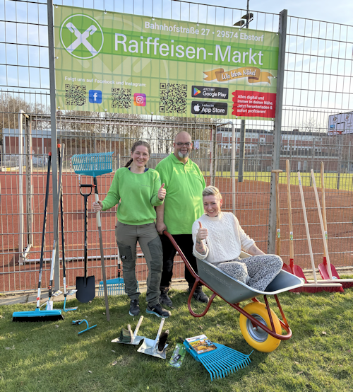 Spendenübergabe beim TuS Ebstorf – Unterstützung für die Sportanlage