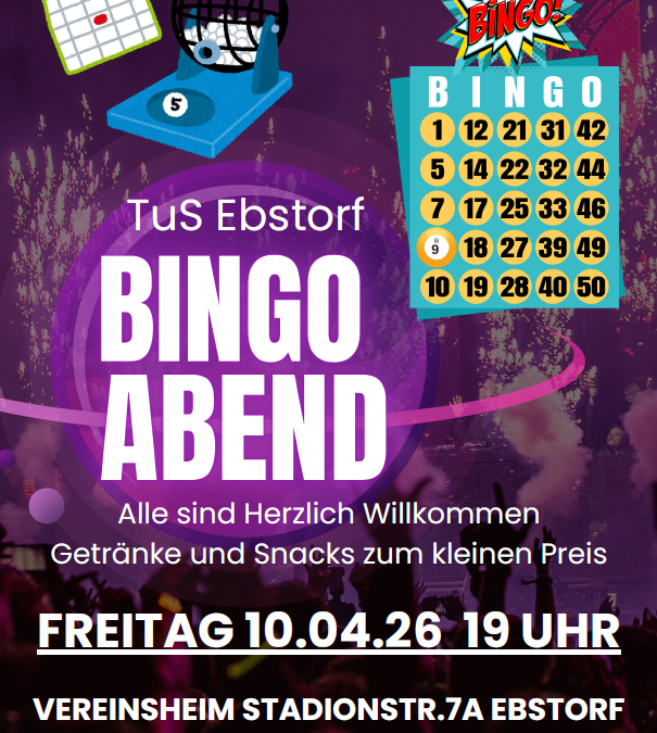 Der nächste BINGO-Abend steht an!
