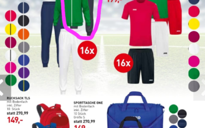 CEKA-VEREINSAKTION: Trainingsanzüge