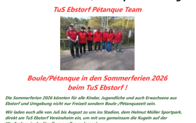 Neuigkeiten vom Boule-Petanque