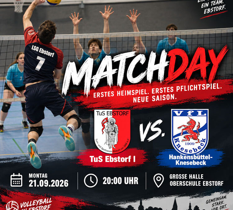 Volleyball: TuS Ebstorf I startet mit Heimspiel in die neue Saison